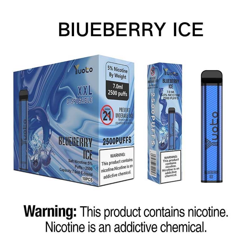 Yuoto XXL 2500 Blueberry Ice vapesarea