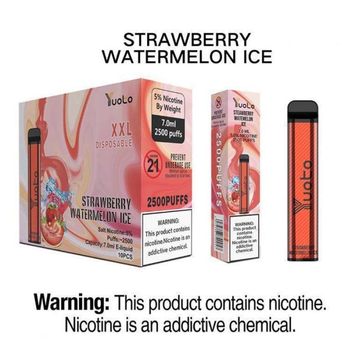 Yuoto XXL 2500 Strawberry Watermelon Ice vapesarea