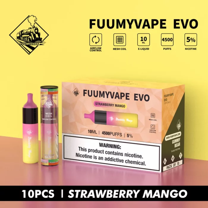 Fuumy Vape Evo 4500 Puffs Disposable Vape in UAE