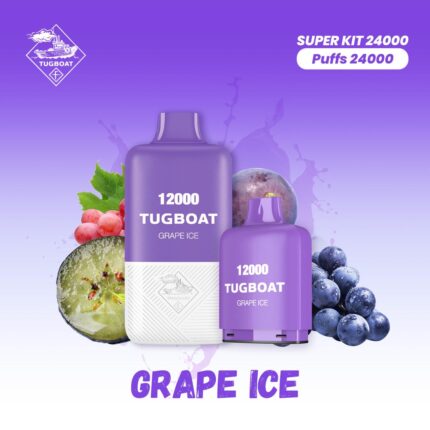 Tugboat 12000 Grape Ice