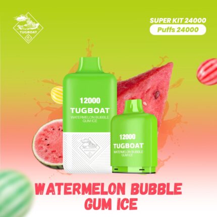 Tugboat 12000 Watermelon Bubble Gum Ice