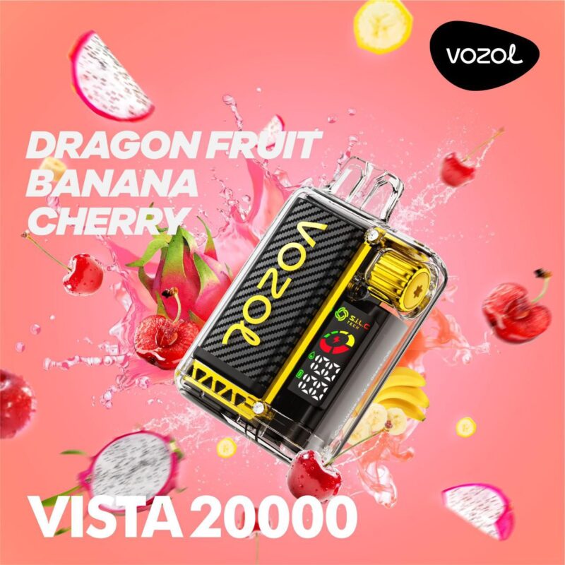 Vozol Dragon Fruit Banana Cherry Vista 20000