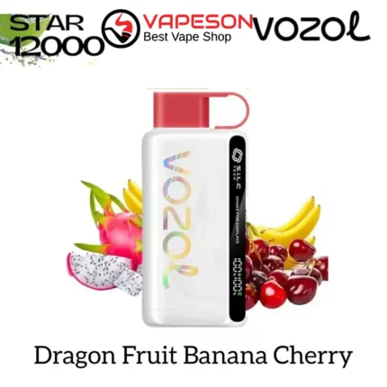 vozol dragon fruit banana cherry 12000