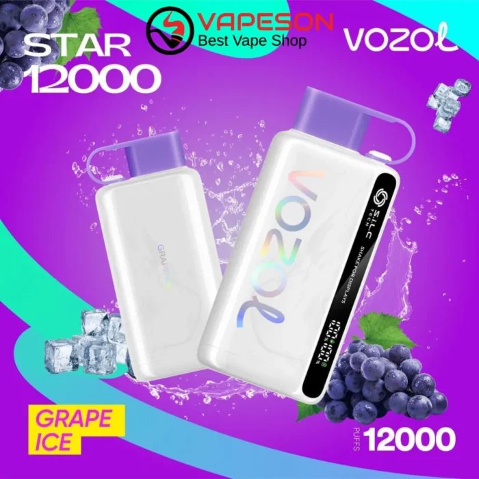 vozol grape ice 12000