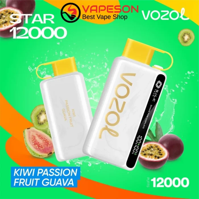 vozol kiwi passion fruit guava 12000