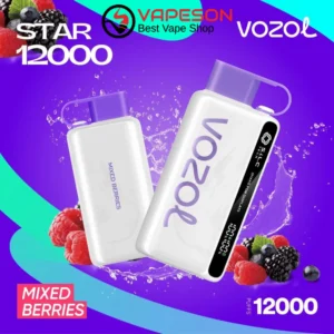 vozol mixed berries 12000