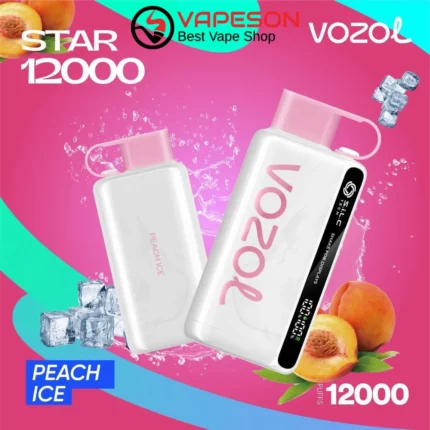 Vozol Peach Ice STAR 12000