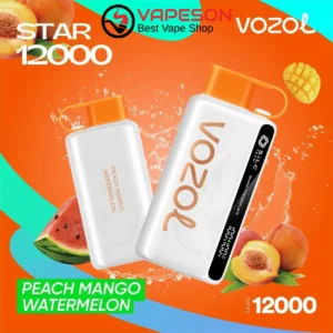 Vozol Peach Mango Watermelon Star 12000