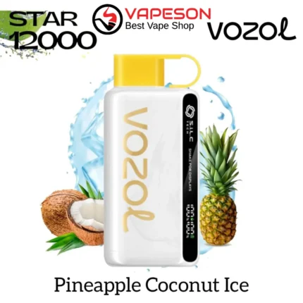 Vozol Pineapple Coconut Ice Star 12000