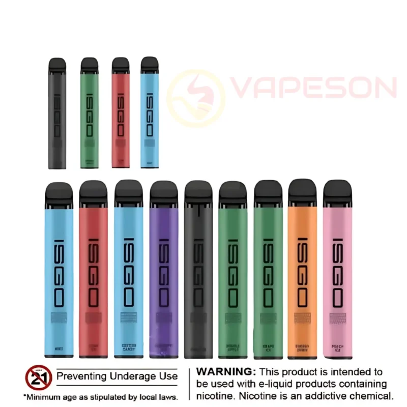 ISGO VEGAS DISPOSABLE VAPE 2800 PUFFS IN DUBAI