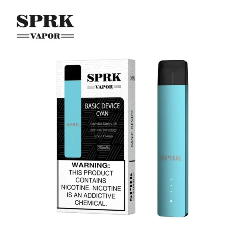 Myle V4 Compatible Pod SPRK VAPOR use for Myle V4 Device - Cyan