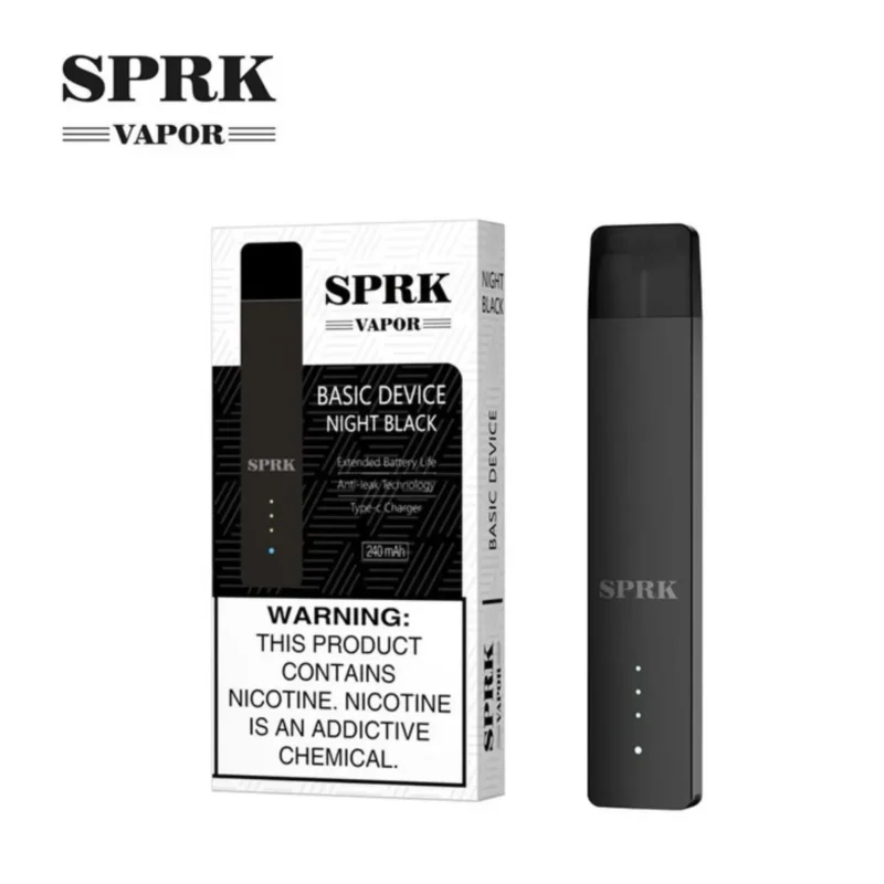 Myle V4 Compatible Pod SPRK VAPOR use for Myle V4 Device - Night Black