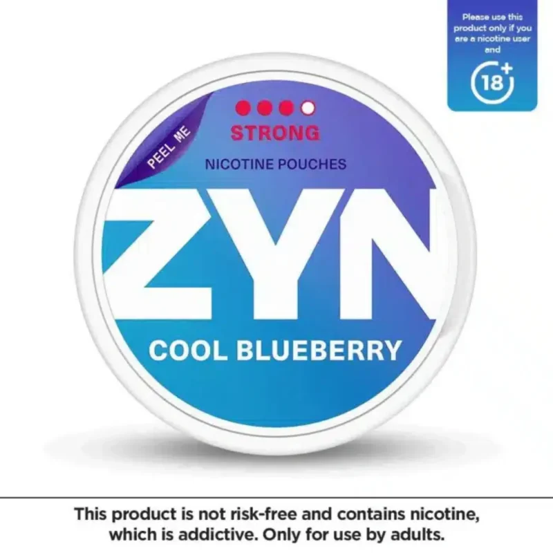 Zyn Nicotine Pouches - Cool Blueberry Strong