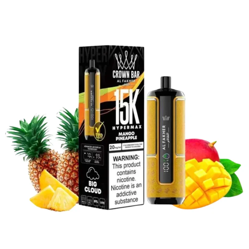 AL Fakher Hypermax 15k Puffs Disposable Vape - Mango Pineapple