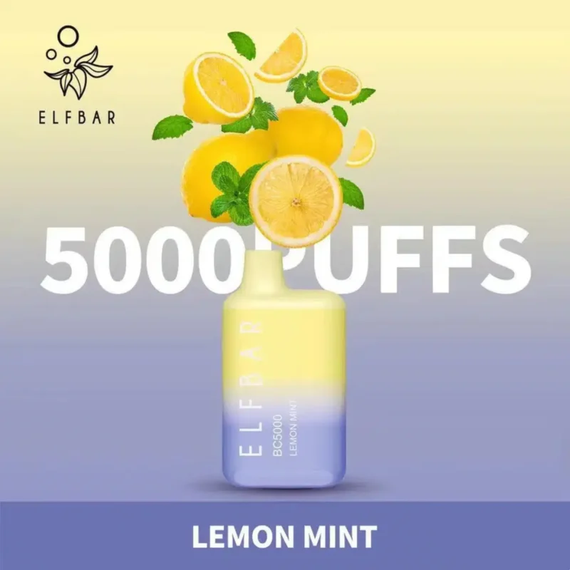 Elf Bar 5000 Puffs - Lemon Mint