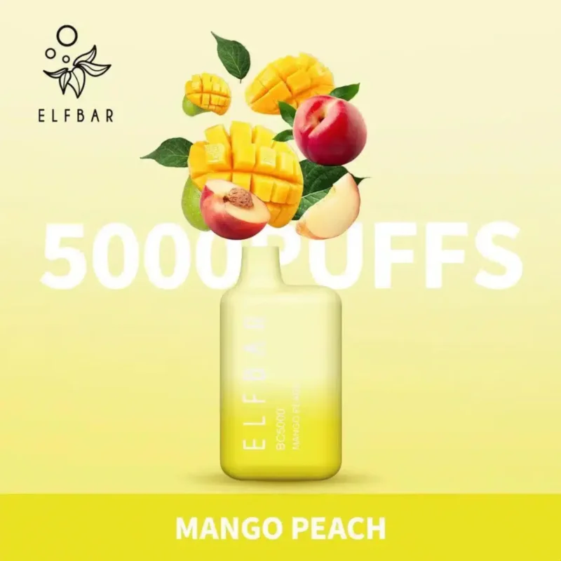 Elf Bar 5000 Puffs - Mango Peach