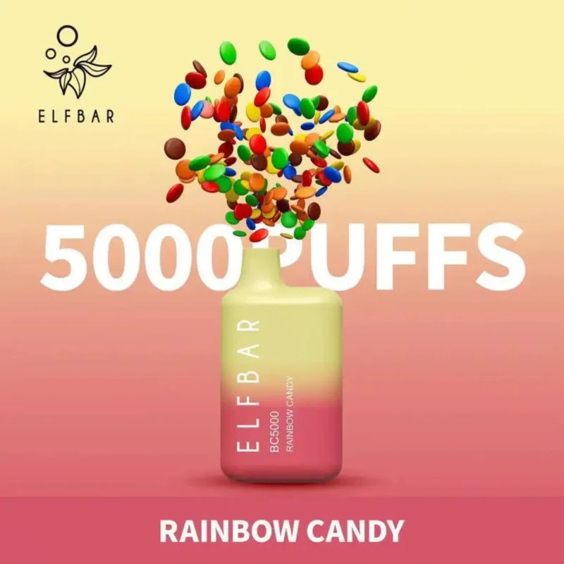 Elf Bar 5000 Puffs - Rainbow Candy