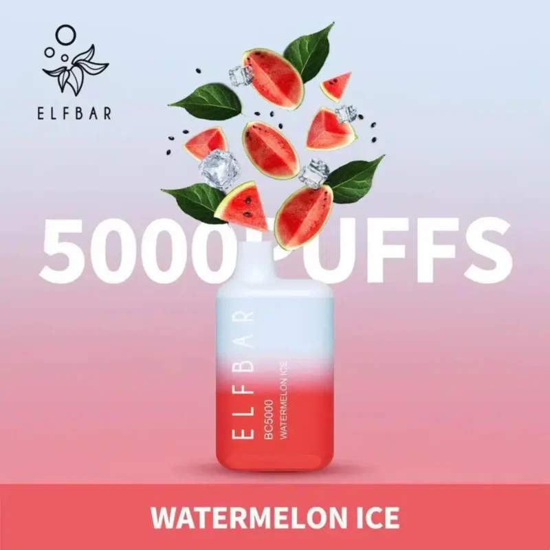 Elf Bar 5000 Puffs - Watermelon Ice