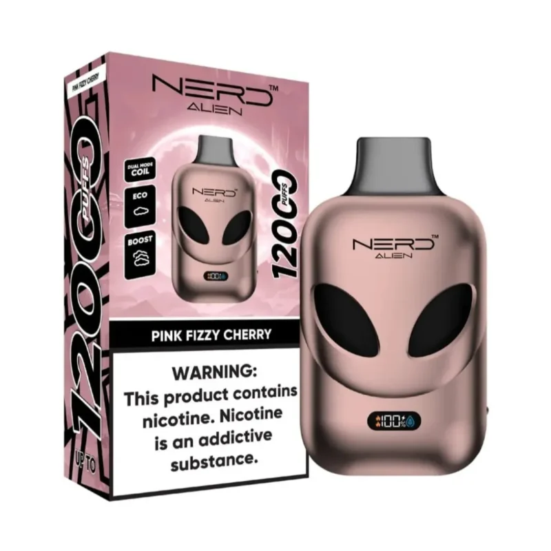 NERD Alien 12000 Puffs - Pink Fizzy Cherry