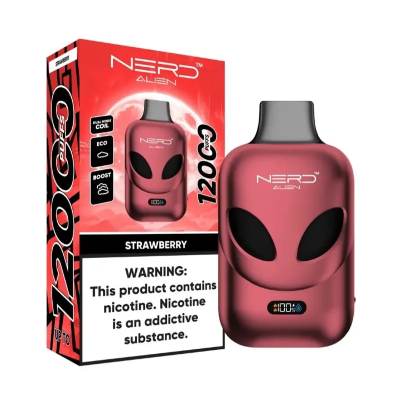 NERD Alien 12000 Puffs - Strawberry