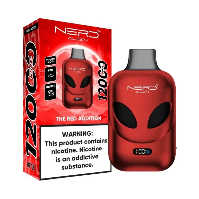 NERD Alien 12000 Puffs - The Red Addition