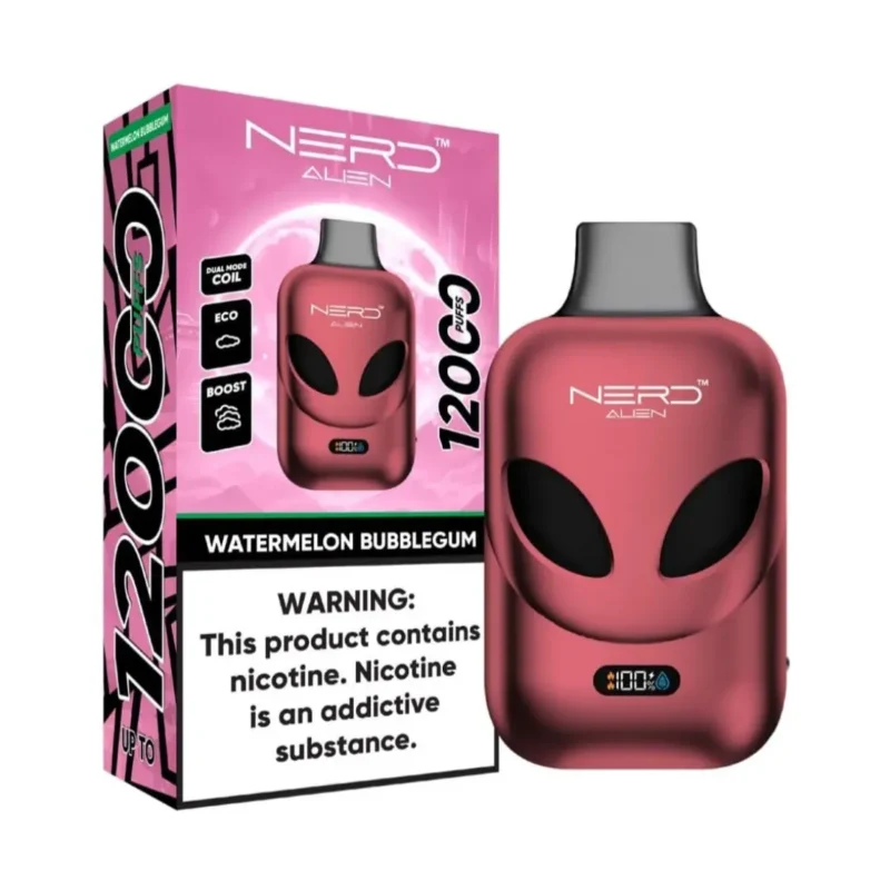 NERD Alien 12000 Puffs - Watermelon Bubblegum