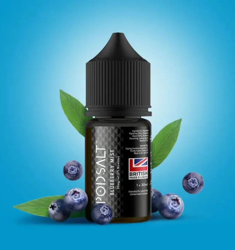 Pod Salt Core Salt Nicotine 20MG_ML E-Juice in Dubai - Blueberry Ice