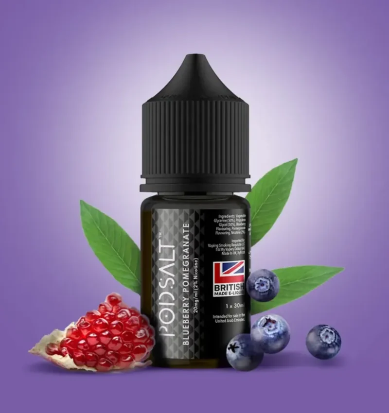 Pod Salt Core Salt Nicotine 20MG_ML E-Juice in Dubai - Blueberry Pomegranate