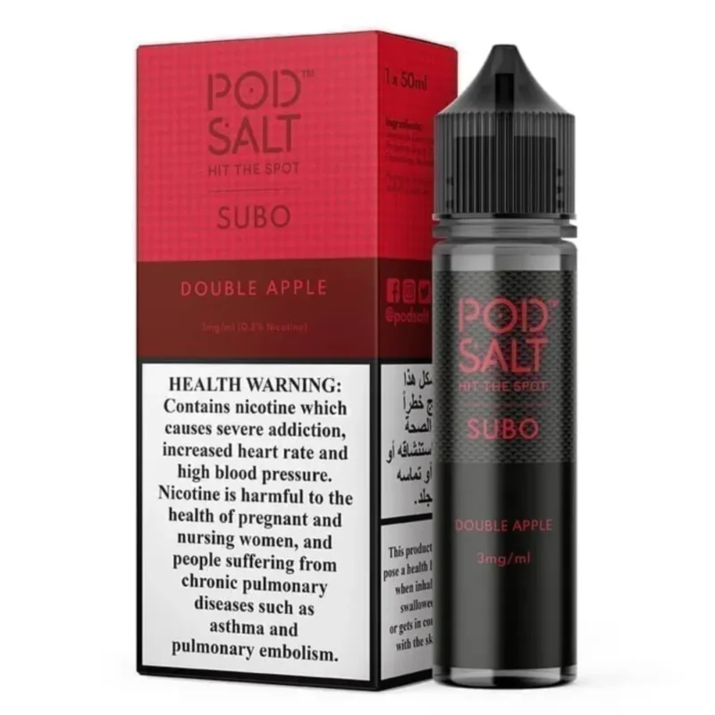 Pod Salt Subo 3MG 50ML E-Juice in Dubai - Double Apple