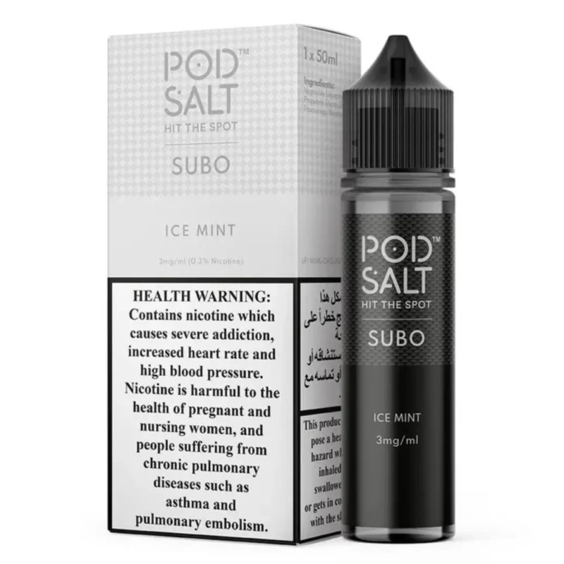 Pod Salt Subo 3MG 50ML E-Juice in Dubai - Ice Mint