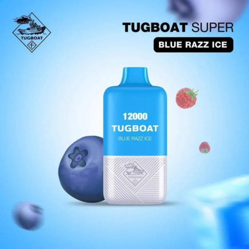 Tugboat Super 12000 Puffs - Blue Razz ice