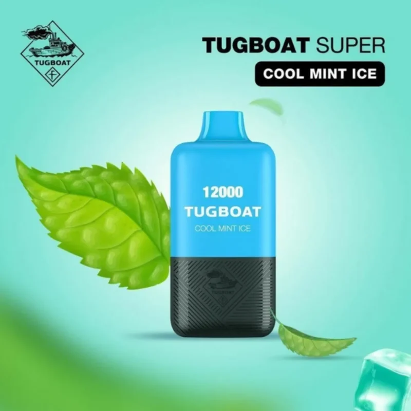 Tugboat Super 12000 Puffs - Cool Mint Ice