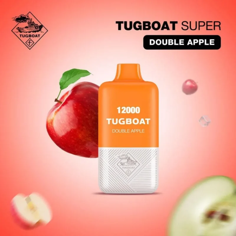 Tugboat Super 12000 Puffs - Double Apple