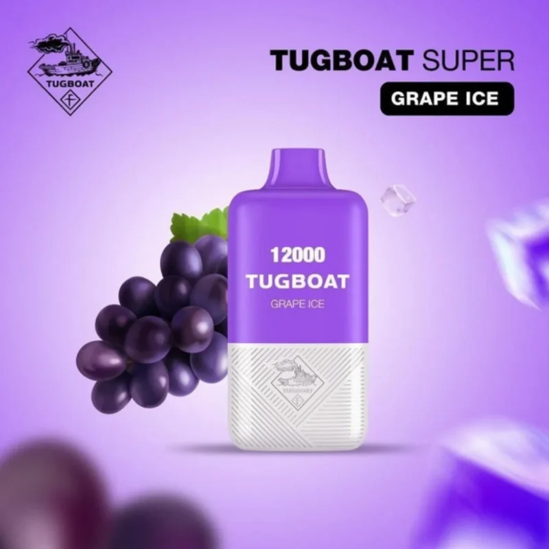 Tugboat Super 12000 Puffs - Grape ice