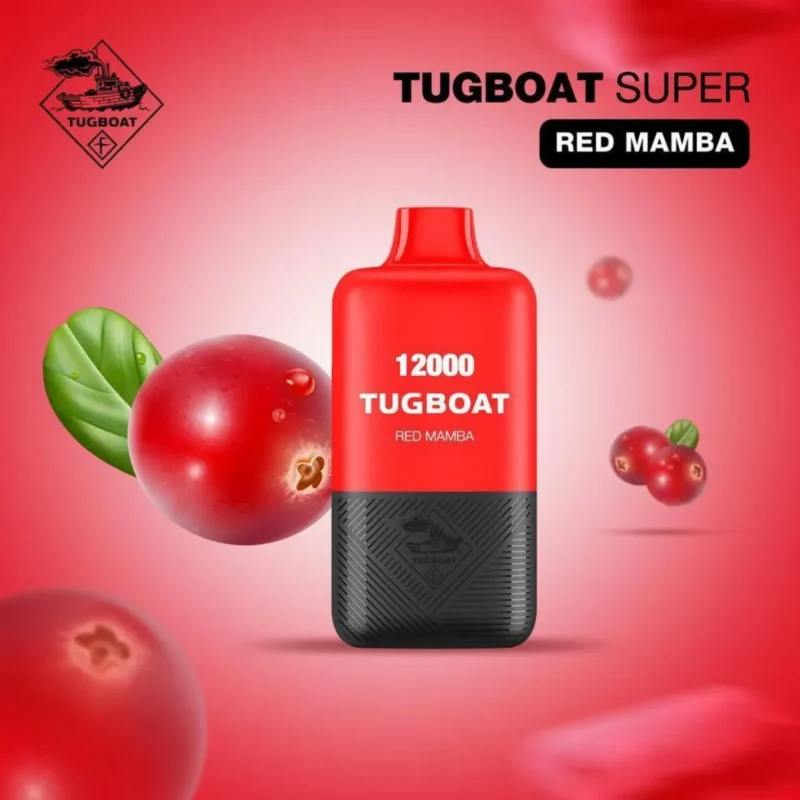 Tugboat Super 12000 Puffs - Red Mamba