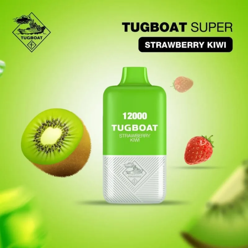 Tugboat Super 12000 Puffs - Strawberry Kiwi