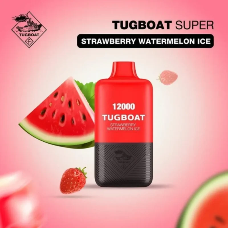 Tugboat Super 12000 Puffs - Strawberry Watermelon ice