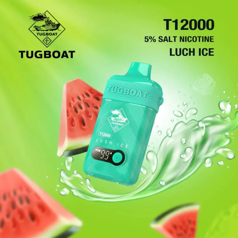 Tugboat T12000 Puffs Disposable Vape Lush Ice