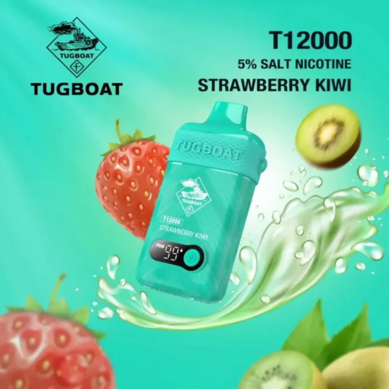 Tugboat T12000 Puffs Disposable Vape Strawberry Kiwi