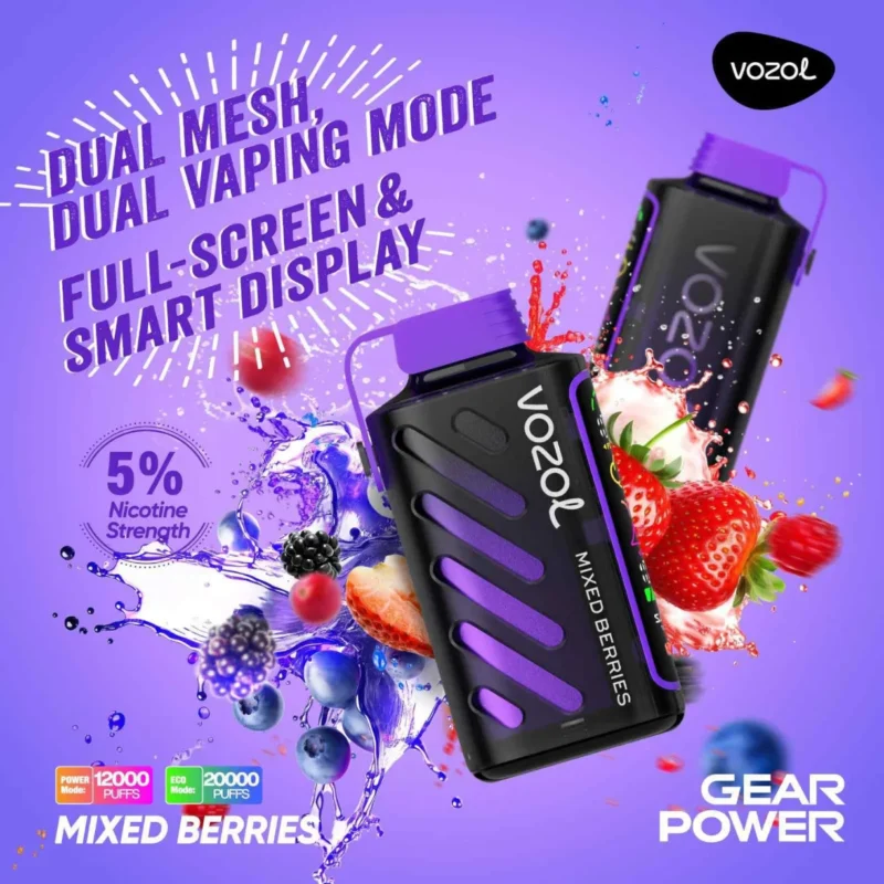 VOZOL Gear Power 20000 Puffs Disposable Vape in Dubai - Image 9