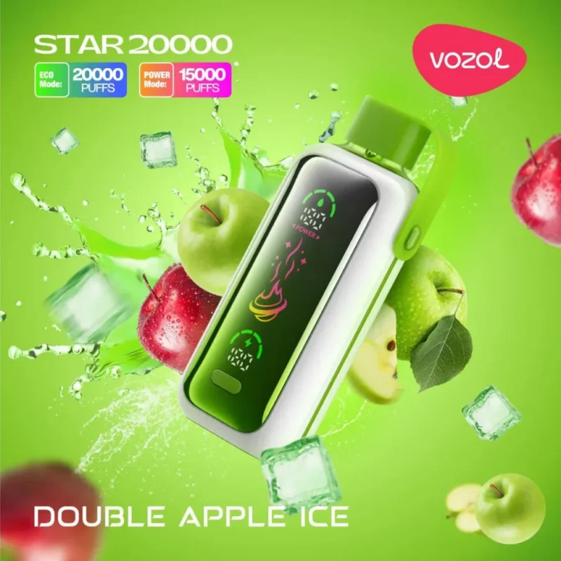 VOZOL Star 20000 Puffs Disposable Vape - Double Apple