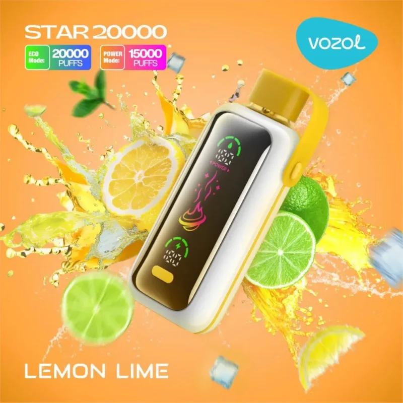 VOZOL Star 20000 Puffs Disposable Vape - Lemon Lime