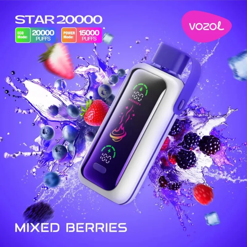 VOZOL Star 20000 Puffs Disposable Vape - Mixed Berries