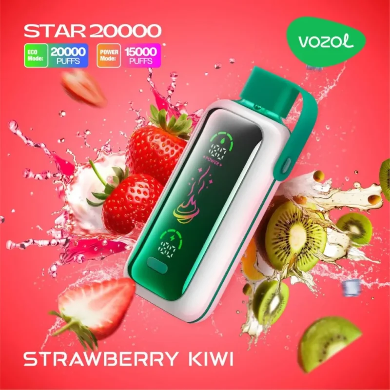 VOZOL Star 20000 Puffs Disposable Vape - Strawberry Kiwi