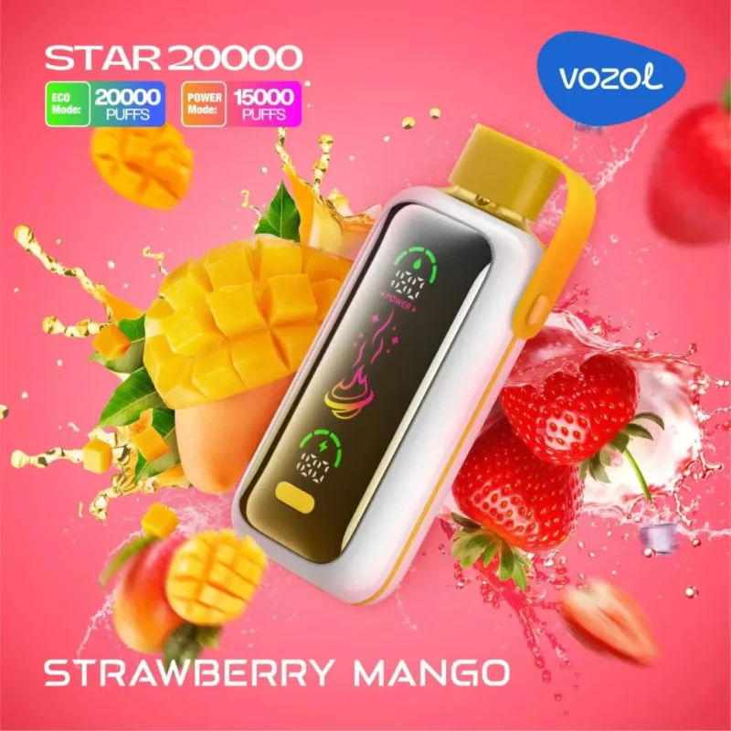 VOZOL Star 20000 Puffs Disposable Vape - Strawberry Mango