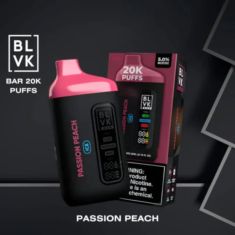 BLVK Bar 20000 Puffs - Passion Peach