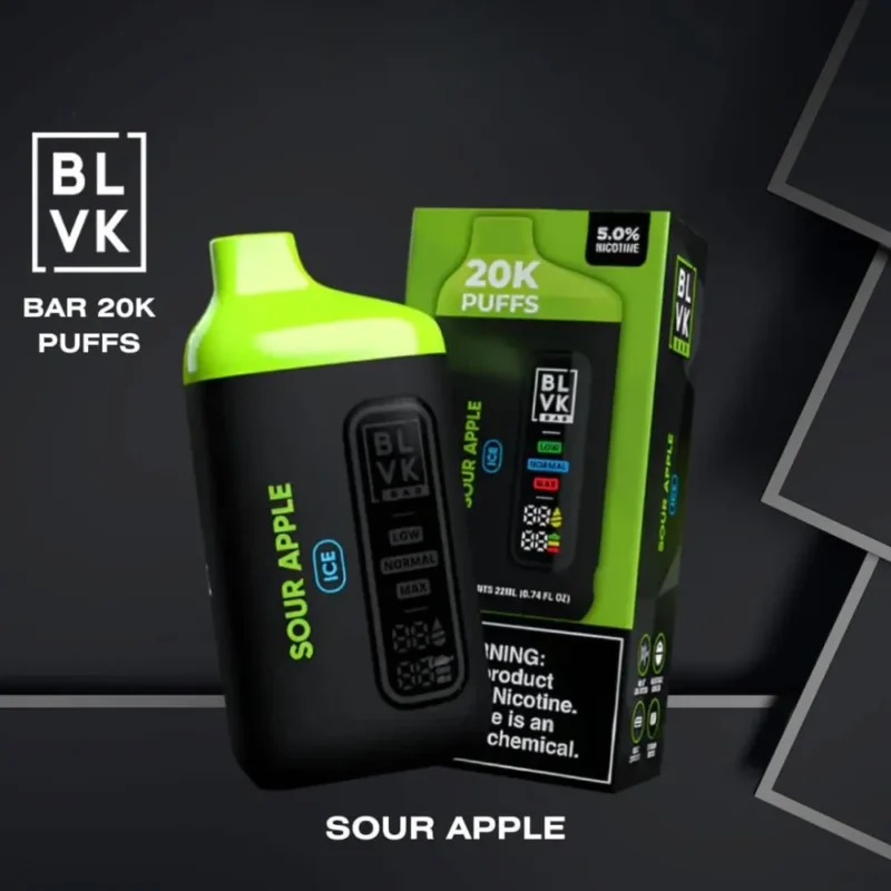 BLVK Bar 20000 Puffs - Sour Apple