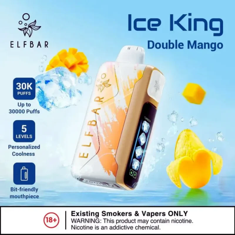 Elf Bar Ice King 30000 Puffs - Double Mango