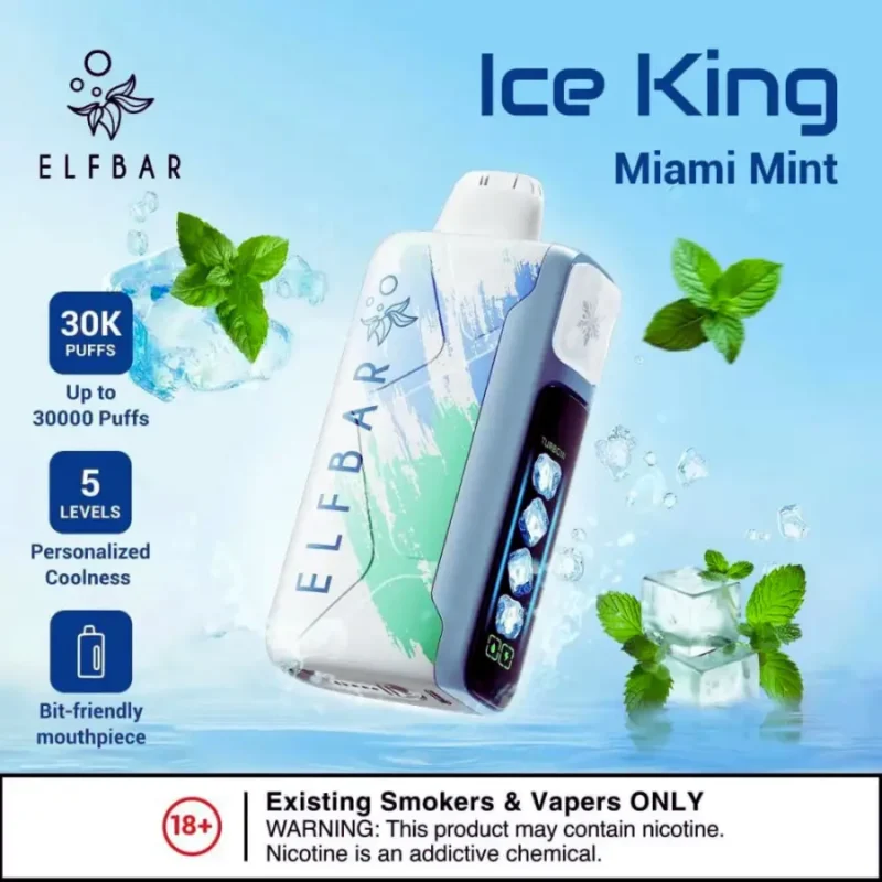 Elf Bar Ice King 30000 Puffs - Miami Mint