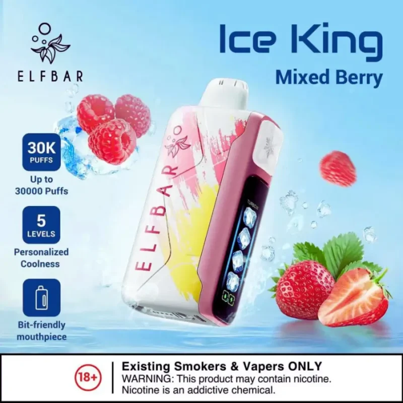 Elf Bar Ice King 30000 Puffs - Mixed Berry